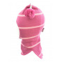 Зимний шлем Бизи "Принцесса" Розовый (полоска)