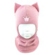 Зимний шлем Бизи "Кошка" Розовый