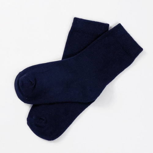 Детские носки "Однотонные" тёмно-синий