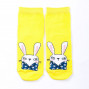 Детские носки "Кролики" лимонный