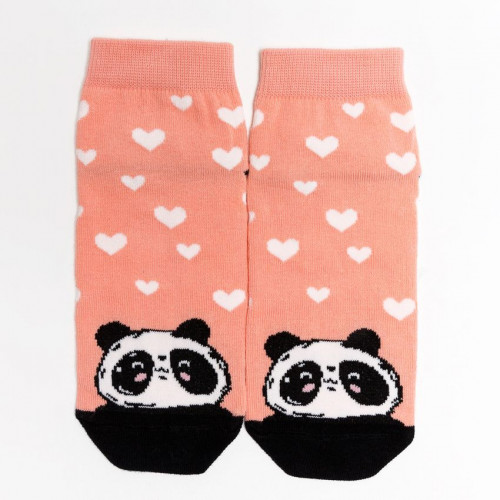 Детские носки "Панда" лососевый