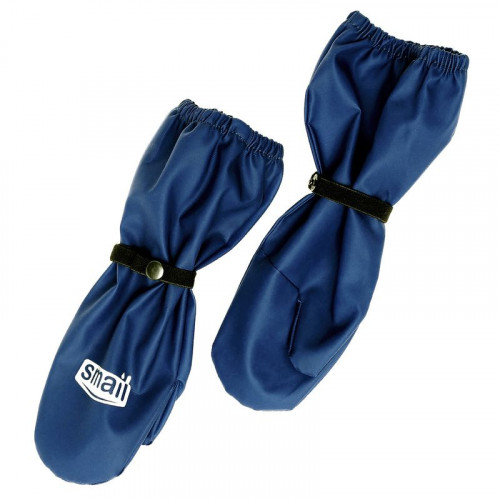 Непромокаемые рукавицы Smail тёмно-синие