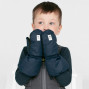 Зимние рукавицы "Снежок" UKI Kids тёмно-синие