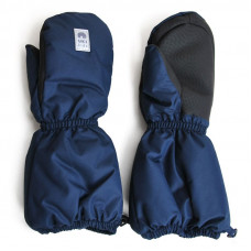 Зимние рукавицы "Снежок" UKI Kids тёмно-синие